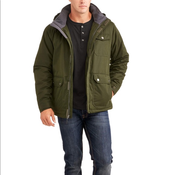 swiss tech jacket green